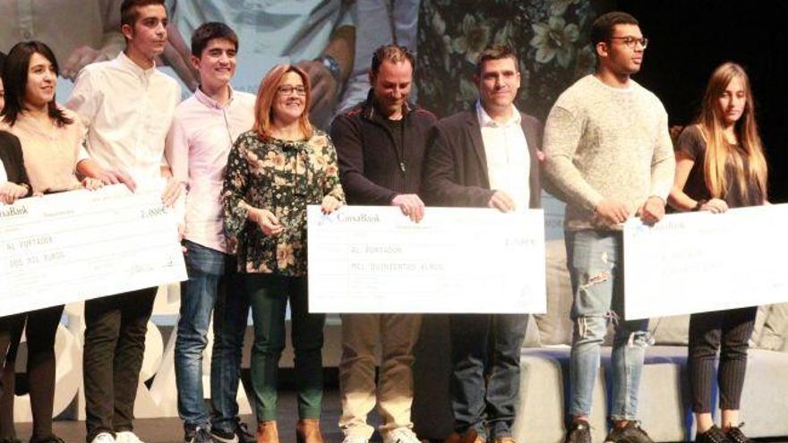 Premiados durante la pasada edición de los premios Talento de la Diputación de Zamora.