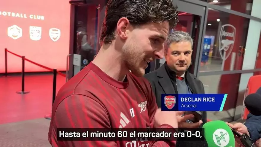 Rice: "El Atlético es un equipo diferente al que enfrentamos anteriormente"