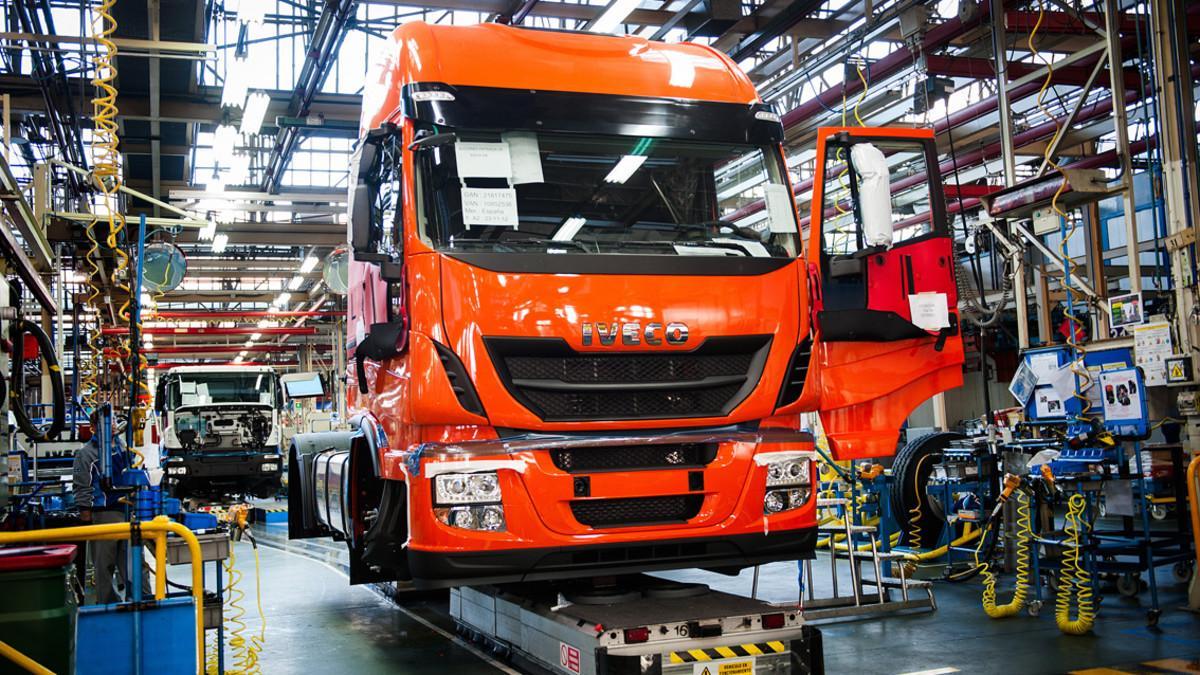 Fábrica de camiones de la marca Iveco.