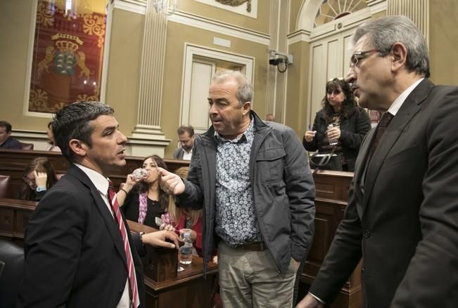 21/03/2017 POLÍTICA  debate de la nacionalidad celebrada en el parlamento de canarias con la intervención del presidente del gobierno Fernando Clavijo