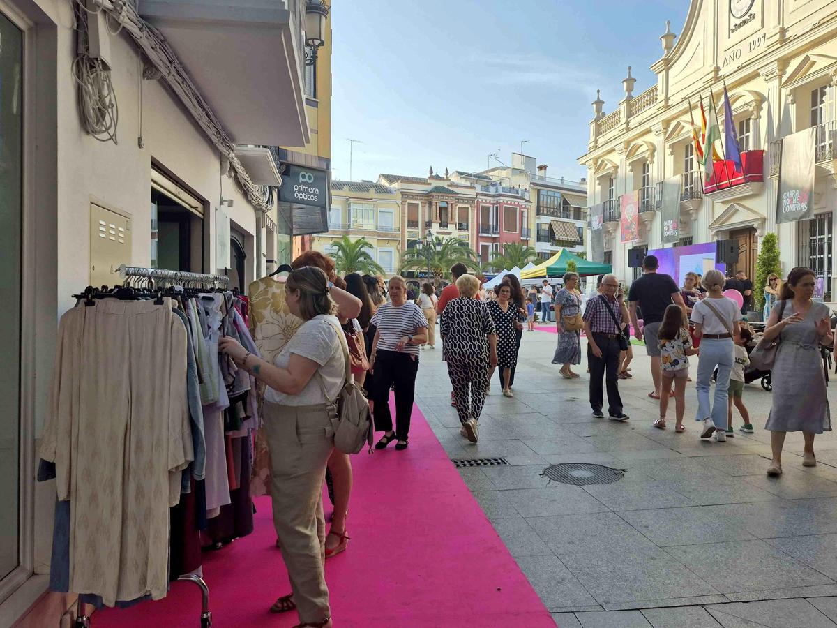 Comercios en el Centro de Cabra.