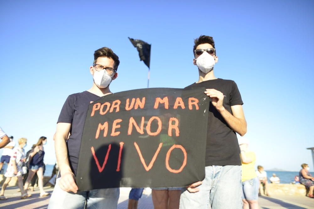 Manifestación contra el estado del Mar Menor