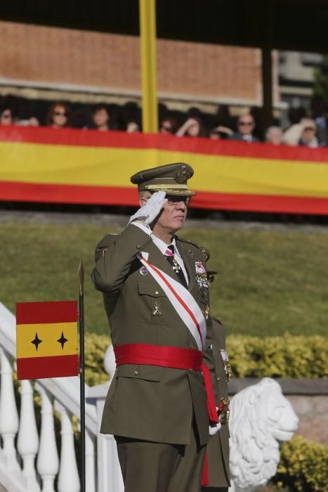 Parada militar del acto de celebración de la Inmaculada