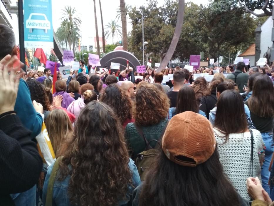 Protesta en Las Palmas de Gran Canaria