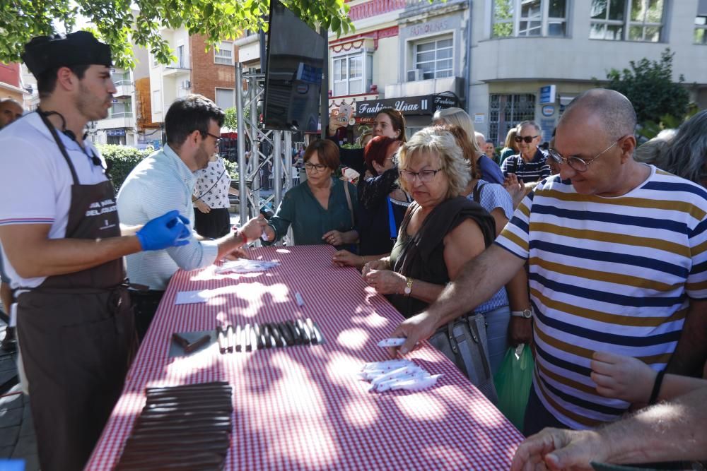 Exhibición de elaboración de chocolate en Torrent