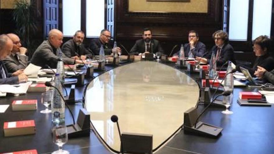 Reunió de la mesa del Parlament