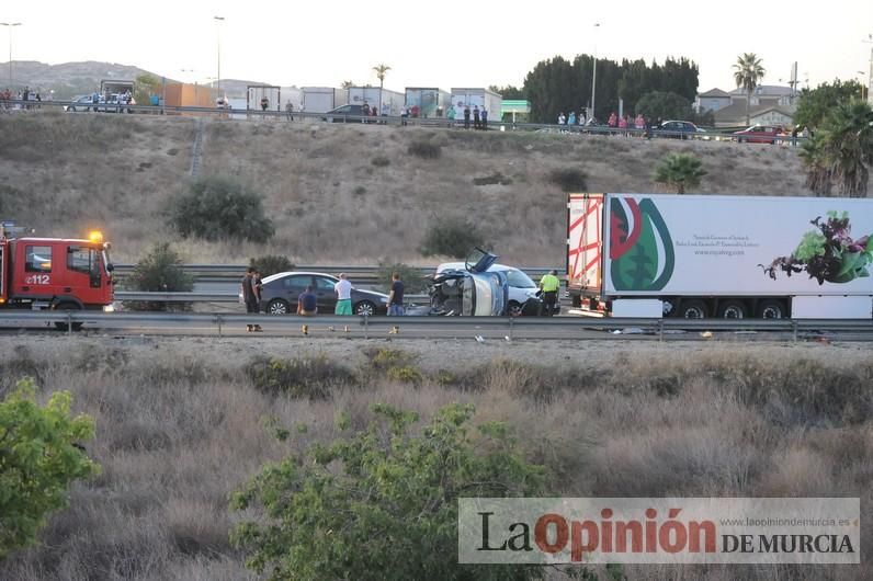 Grave accidente en Sangonera la Seca