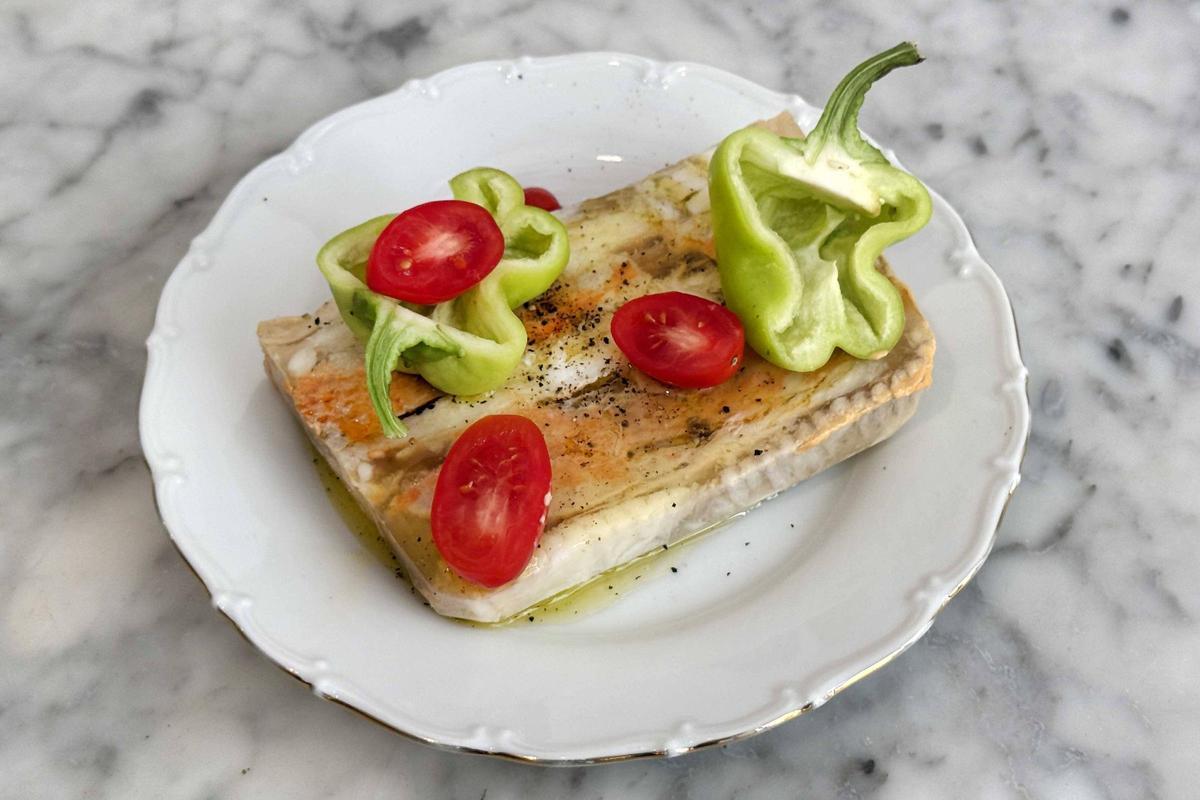 Terrina de fetge de rap.