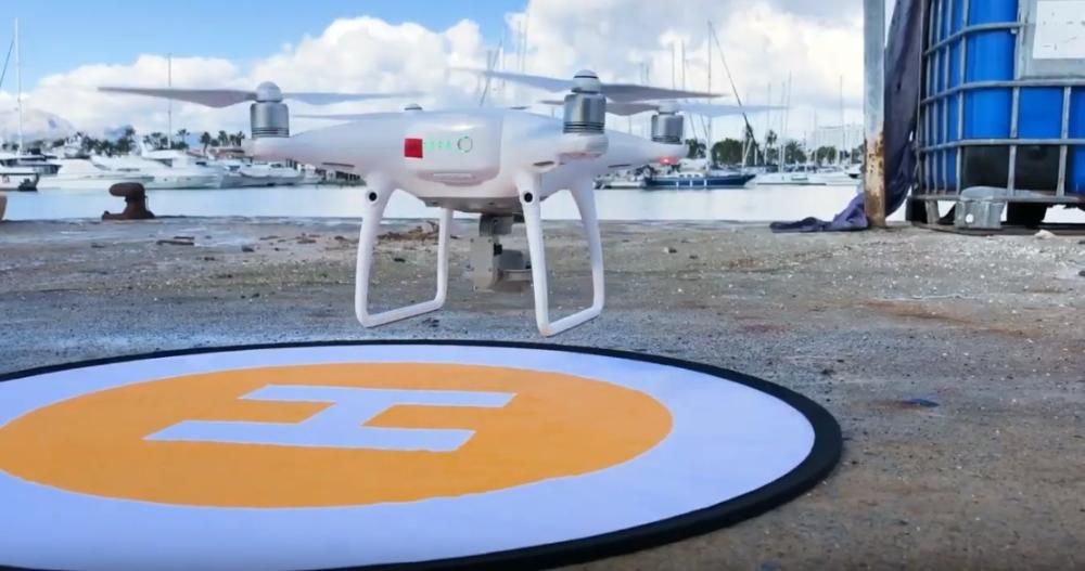 Drones para controlar los puertos