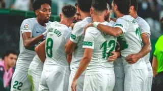 Así está el vestuario del Elche tras el empate ante el Espanyol