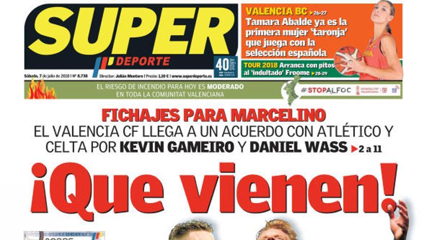 Gameiro, Wass, la eliminación de Brasil del Mundial, en las portadas deportivas