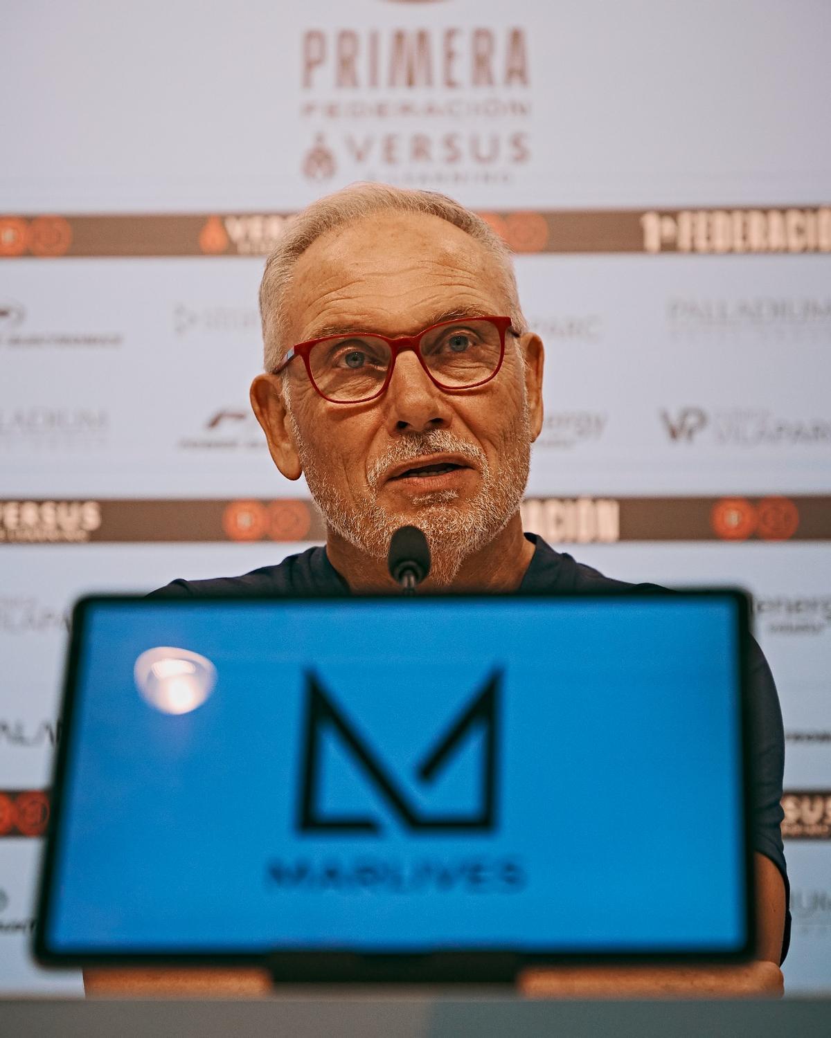 Miguel Álvarez, en rueda de prensa