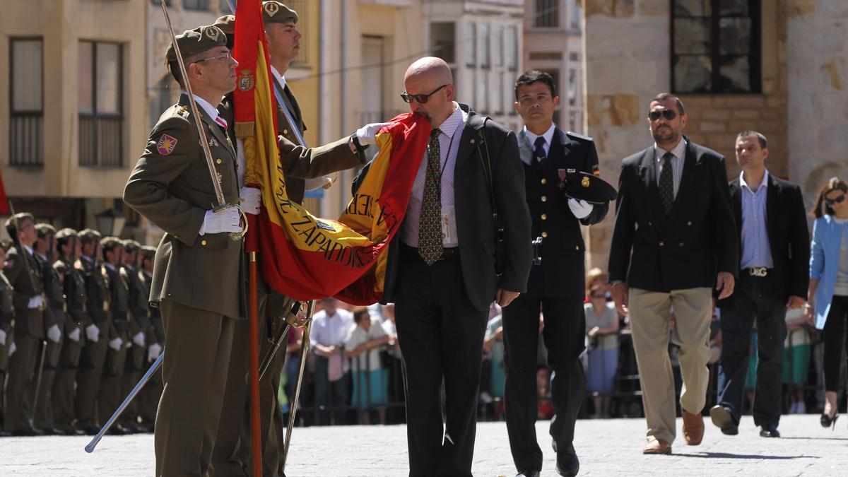 Una jura de bandera civil celebrada en Zamora