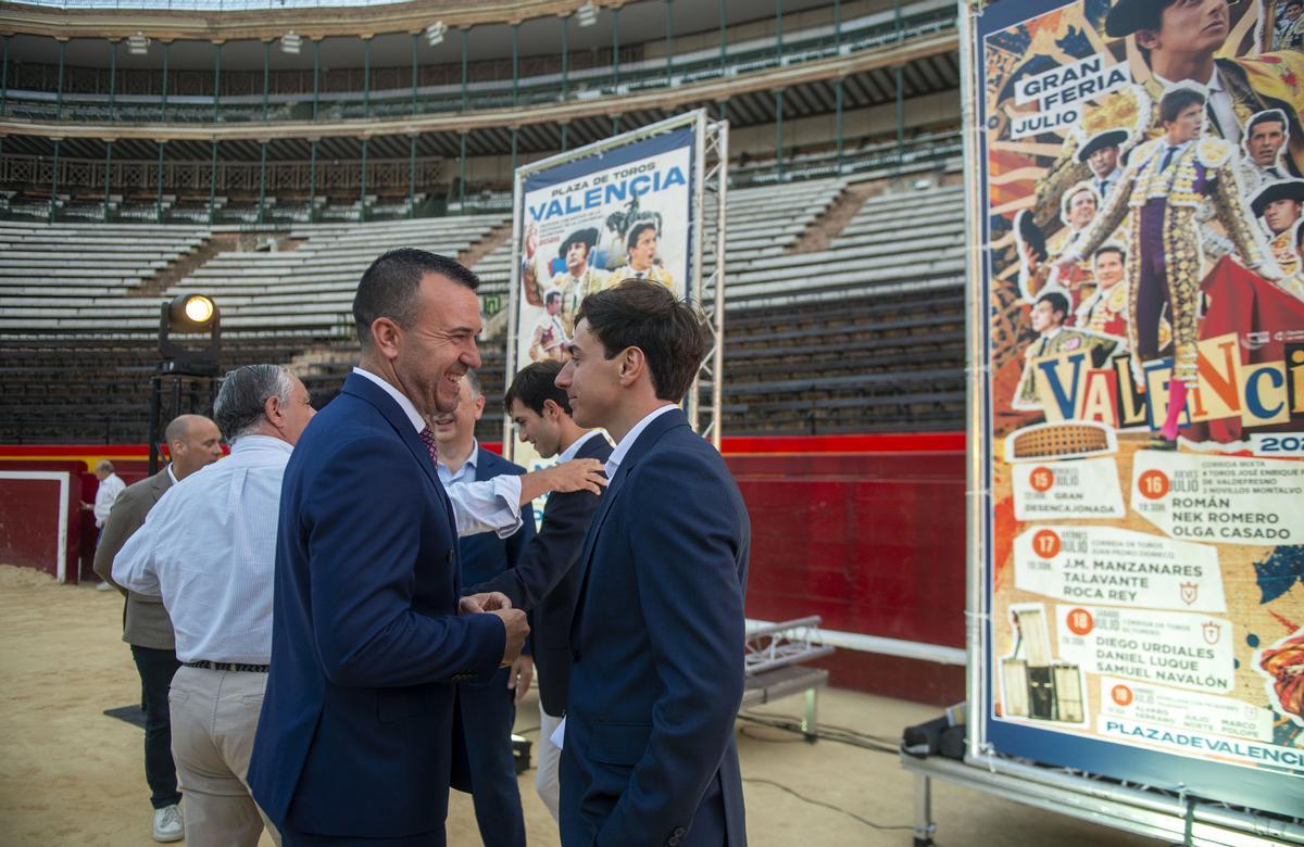 Así ha sido la presentación de los carteles taurinos de la Feria de Julio en València
