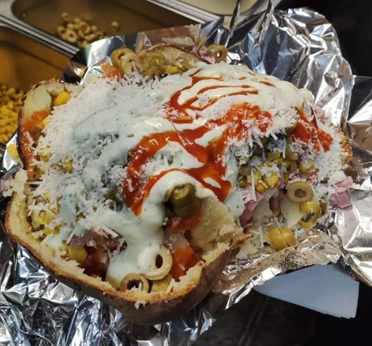 Una papona típica del Carnaval de Santa Cruz