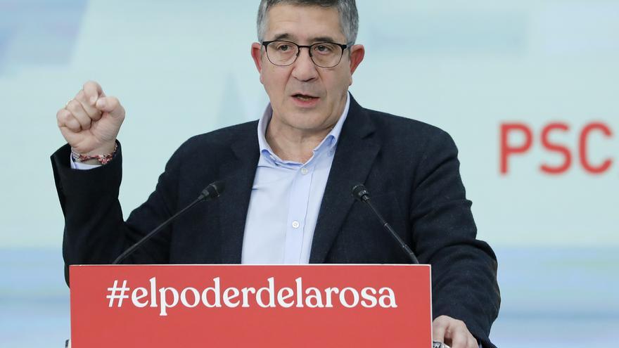 Patxi López: &quot;El PP es la gasolina en Cataluña y los socialistas somos el extintor&quot;