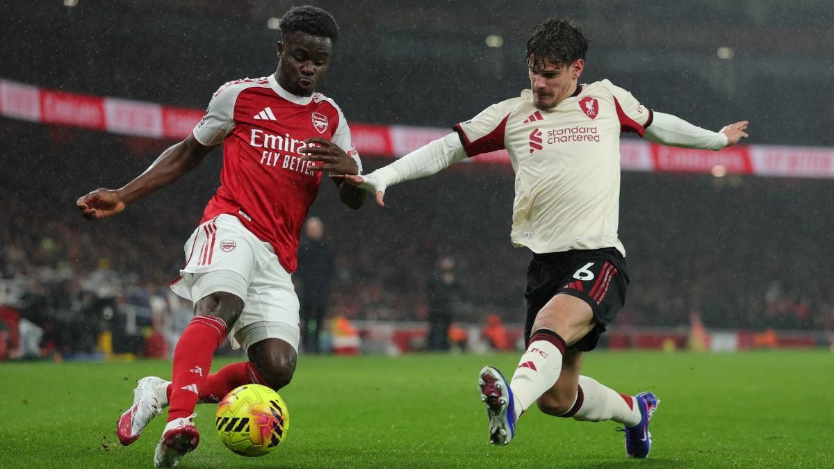 El Arsenal recibió al Liverpool en el Emirates Stadium