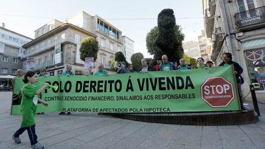 Concentración de la PAH contra los desahucios