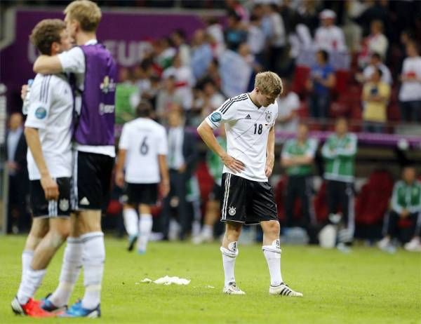 El partido Alemania-Italia, en imágenes