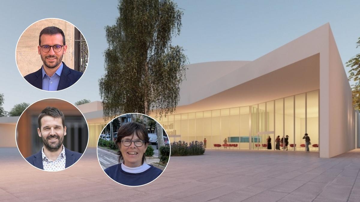 Simulació de l’Auditori projectat al Parc Central d’Igualada, presentada pel govern de Junts l'any 2023