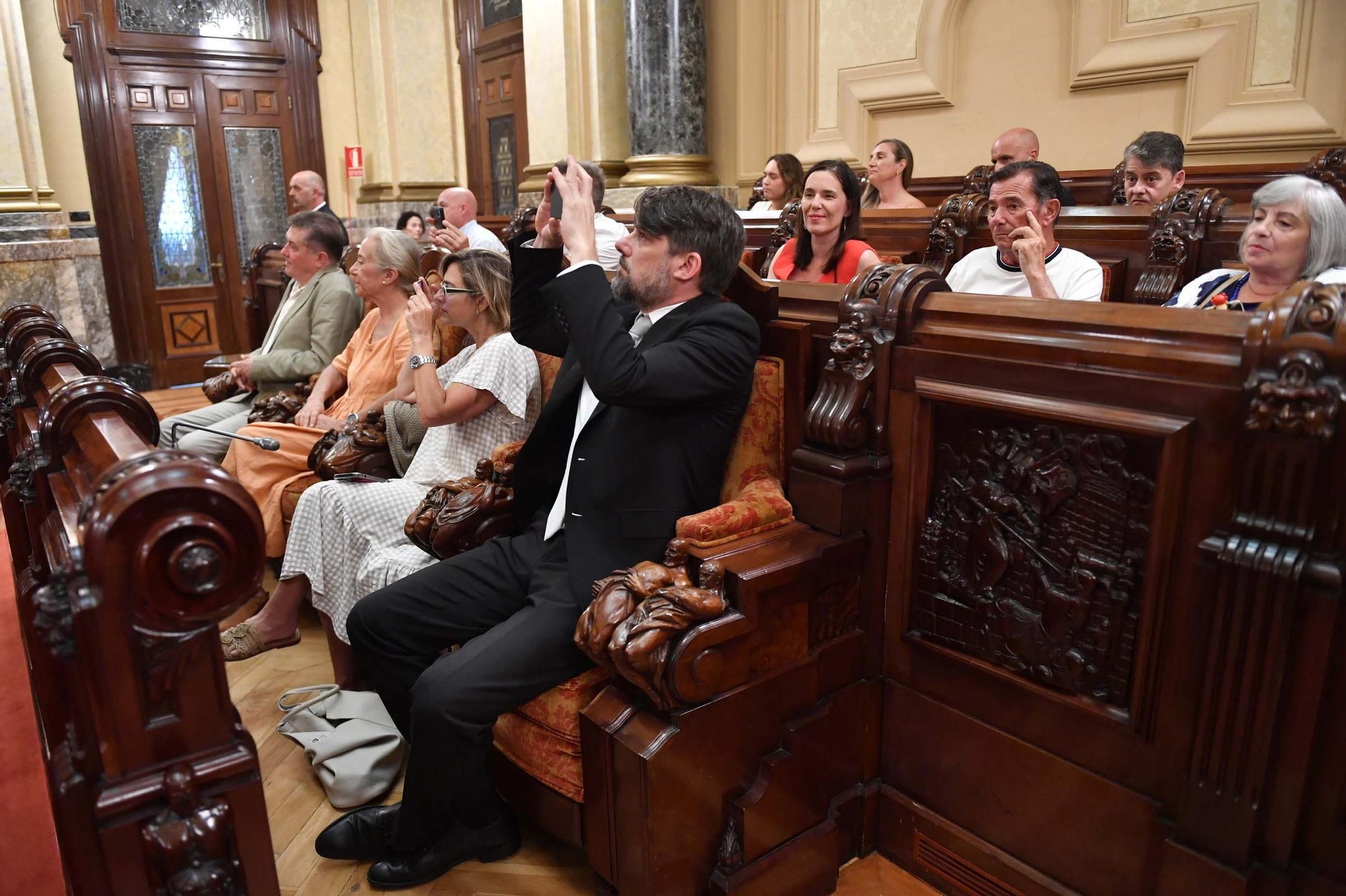 Homenaje en María Pita a los alumnos con mejores expedientes en la PAU 2025