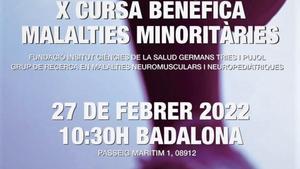 Badalona acollirà la X Cursa Benèfica Malalties Minoritàries el 27 de febrer