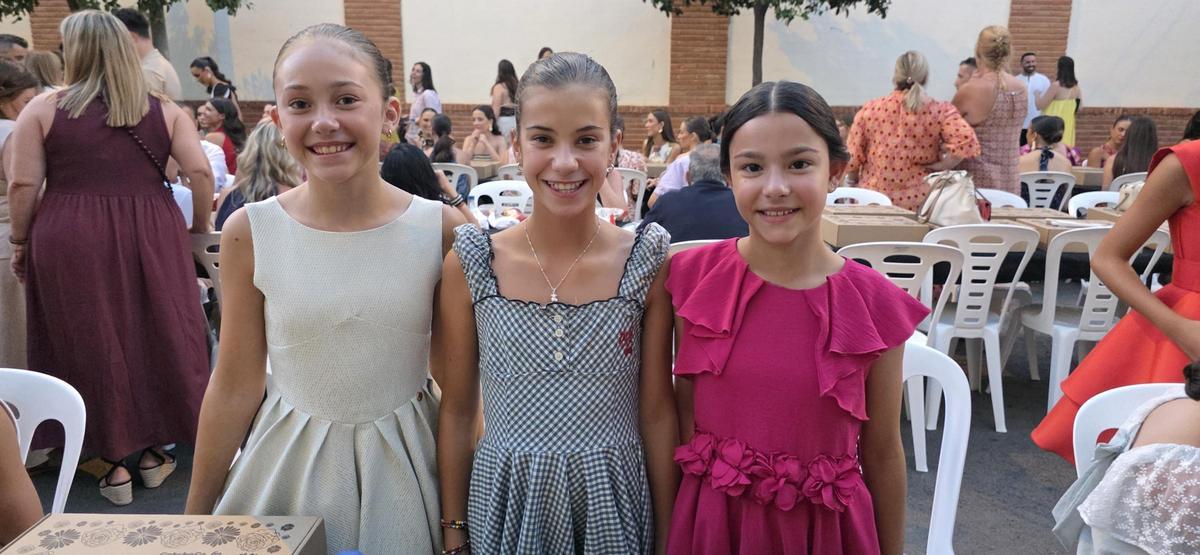 Candidatas a Fallera Mayor Infantil de València 2027 en el Sopar de la Punxà