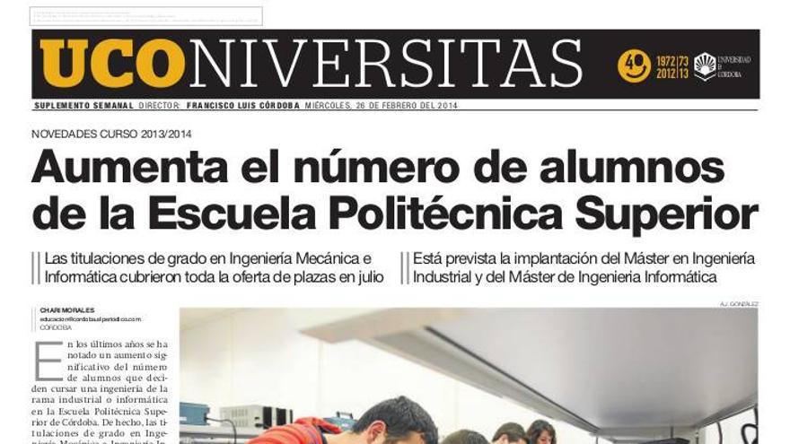 Aumenta el número de alumnos de la Escuela Politécnica Superior