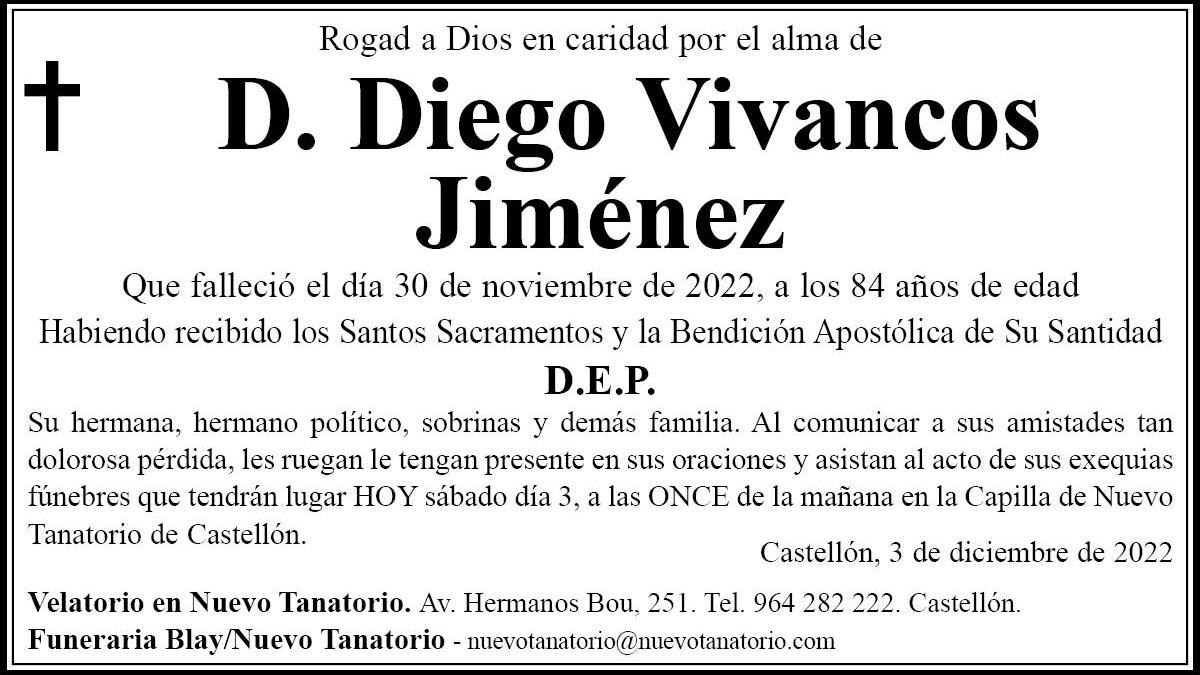 D. Diego Vivancos Jiménez