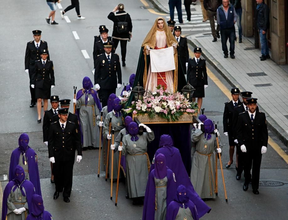 Procesión del Encuentro en Gijón