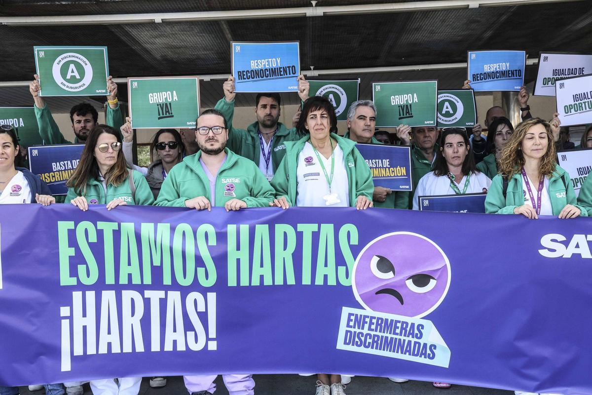 Las enfermeras se movilizan en Alicante