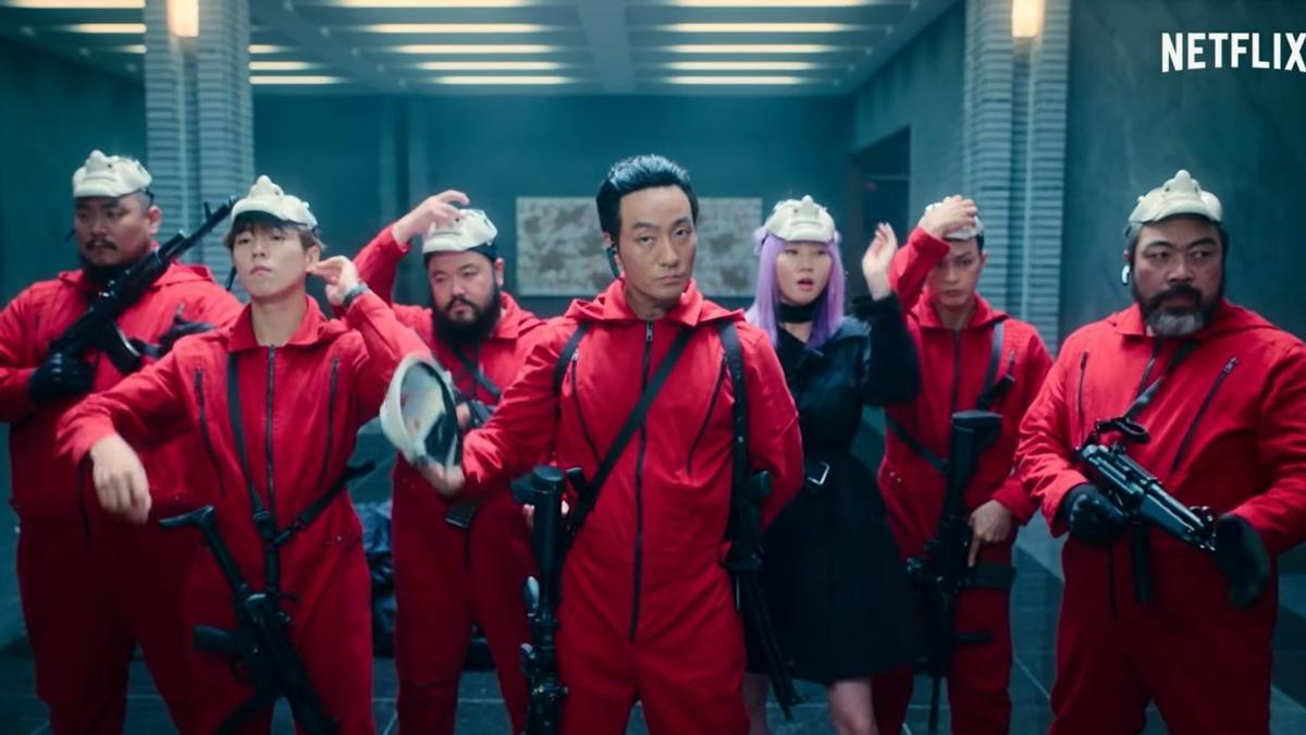 Imagen del tráiler de 'La Casa de Papel: Corea'