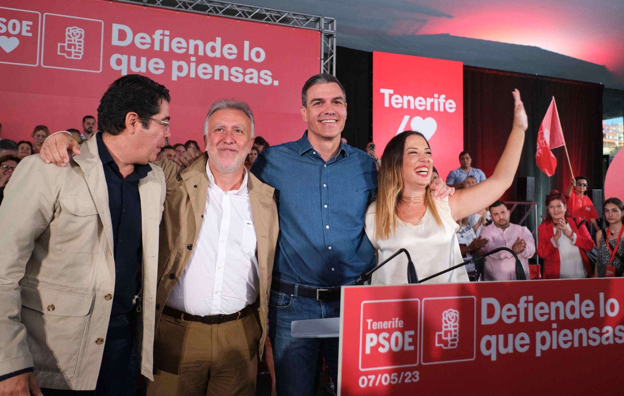 Mitin de Pedro Sánchez en Tenerife