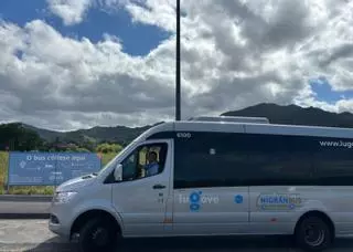 Nigrán ya conecta Praia América y Porto do Molle con un autobús lanzadera