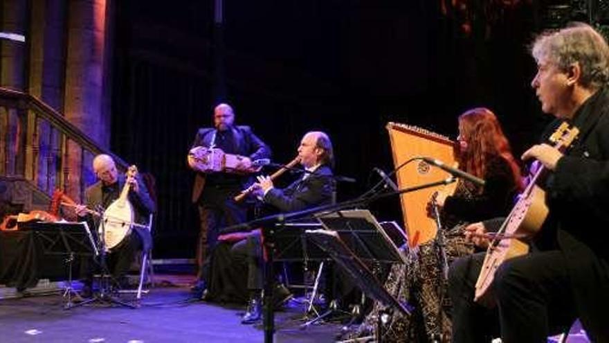 Carlos Núñez, en el concierto inaugural de la pasada edición. // I. Osorio