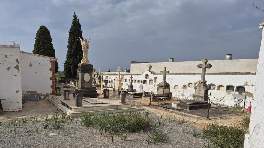 Sagunt: quejas vecinales por la imagen de algunas zonas de un cementerio municipal