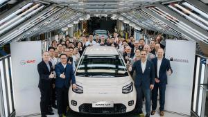 Producción de los GAC AION en Magna Steyr, en Graz (Austria).