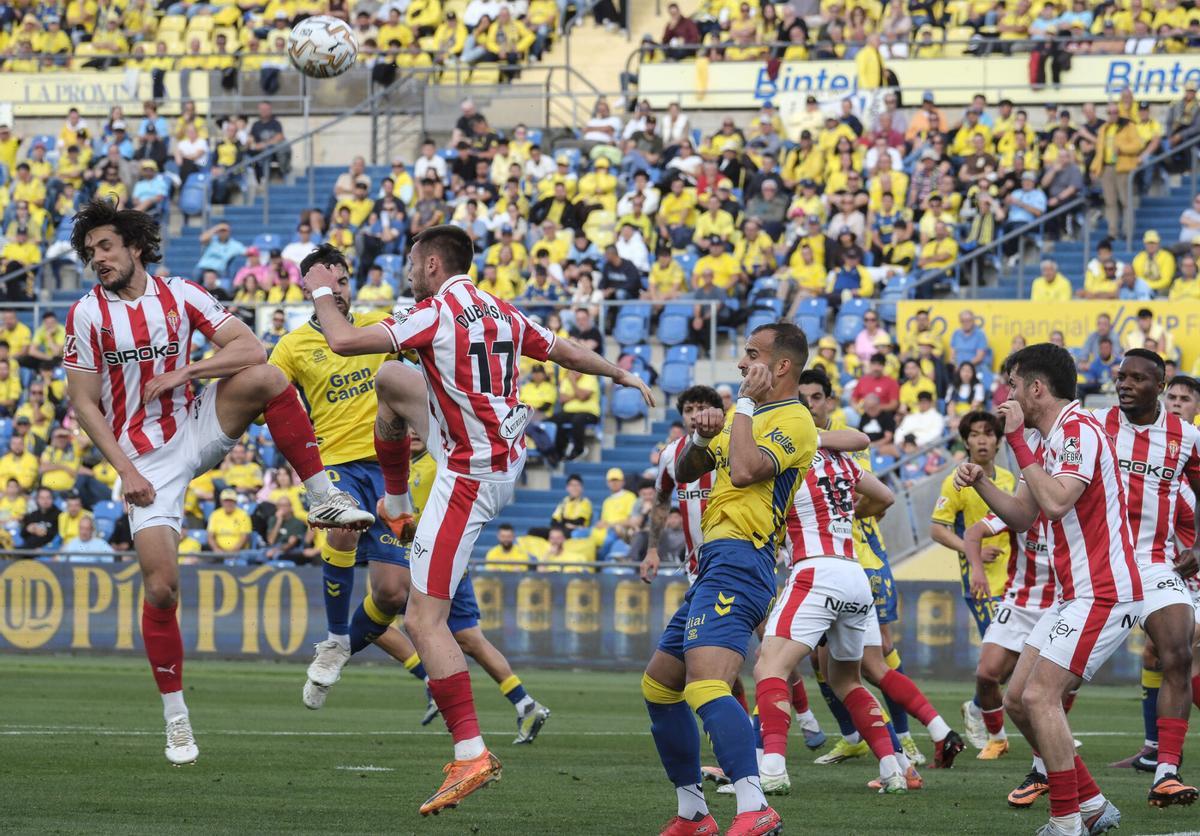 El UD Las Palmas-Sporting de Gijón, en imágenes El UD Las Palmas-Sporting de Gijón, en imágenes