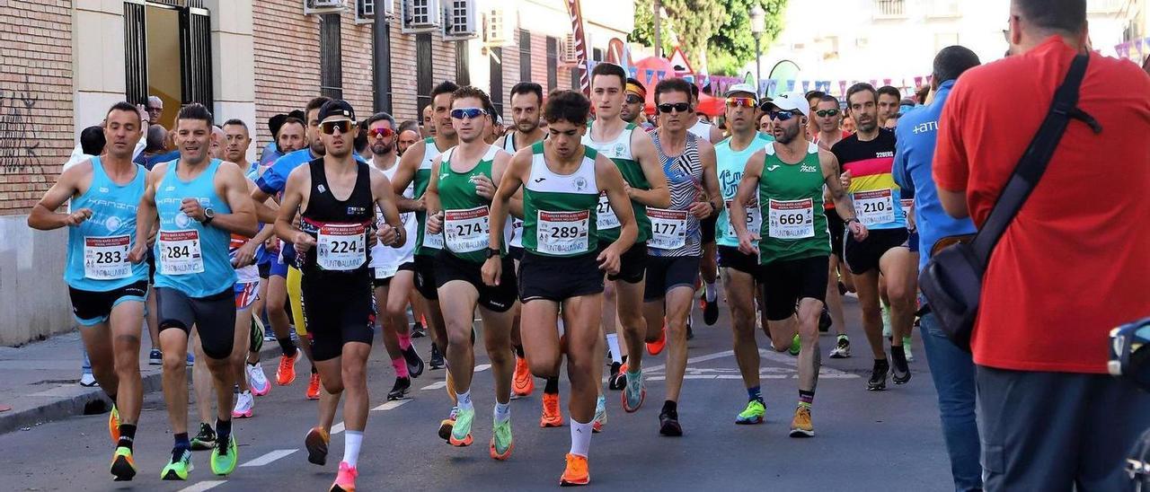 Salida de una carrera popular.