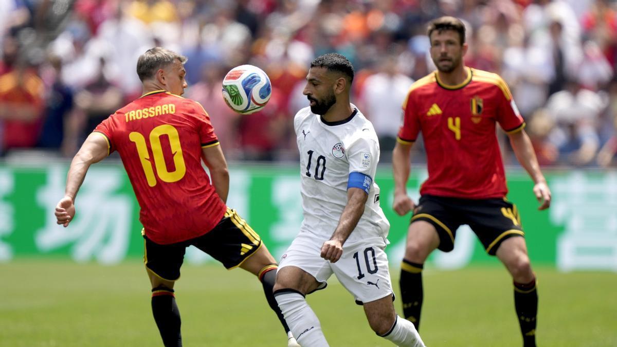 Mohamed Salah, que cumplió 34 años, no tuvo un partido brillante