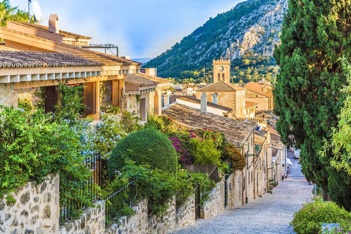 Calles del pueblo de Pollença.