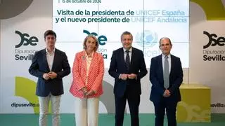 Javier Fernández recibe a una representación de Unicef España para dar continuidad a la colaboración en favor de la infancia