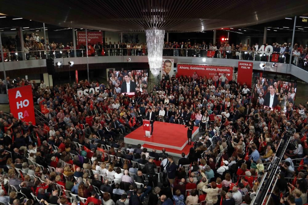 Mitin de Pedro Sánchez en Torremolinos en la campaña del 10-N.