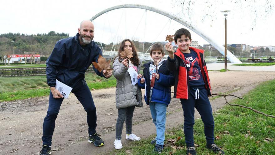 Rastreo de hojas, de cajas nido y un recorrido artístico para cerrar el Parque Aventura