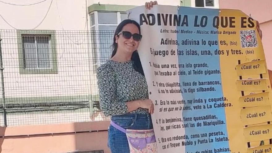 Descubre cómo una maestra de Gran Canaria enseña el 'pelete' y el 'jilorio' a sus alumnos
