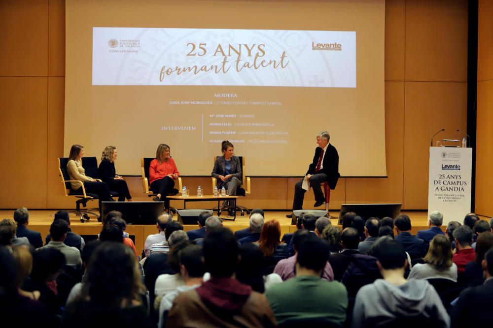 Acto de celebración del 25 aniversario del Campus de Gandia