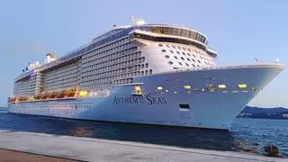 El 'Anthem of the Seas', segunda escala sorpresa en Vigo