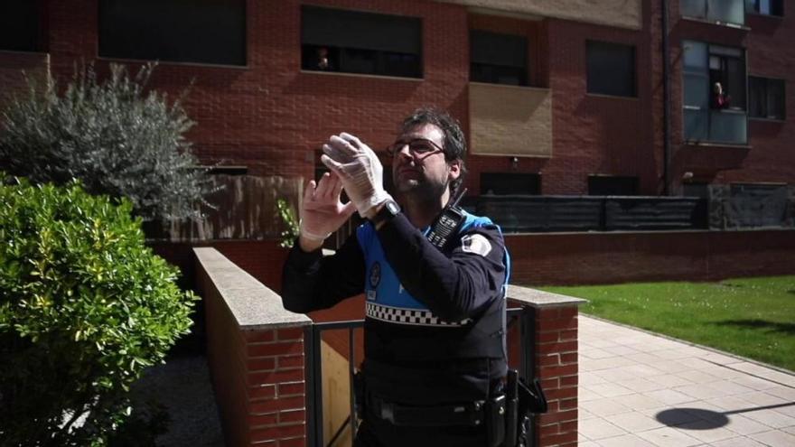 Un agente de la Policía Local de Zamora: "Lo conseguiremos, ¿vale?"