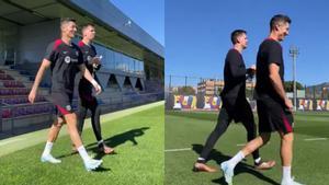 Szczesny ya entrena con el grupo... apadrinado por Lewandowski