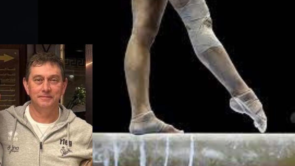 El entrenador de gimnasia Pedro Mir.